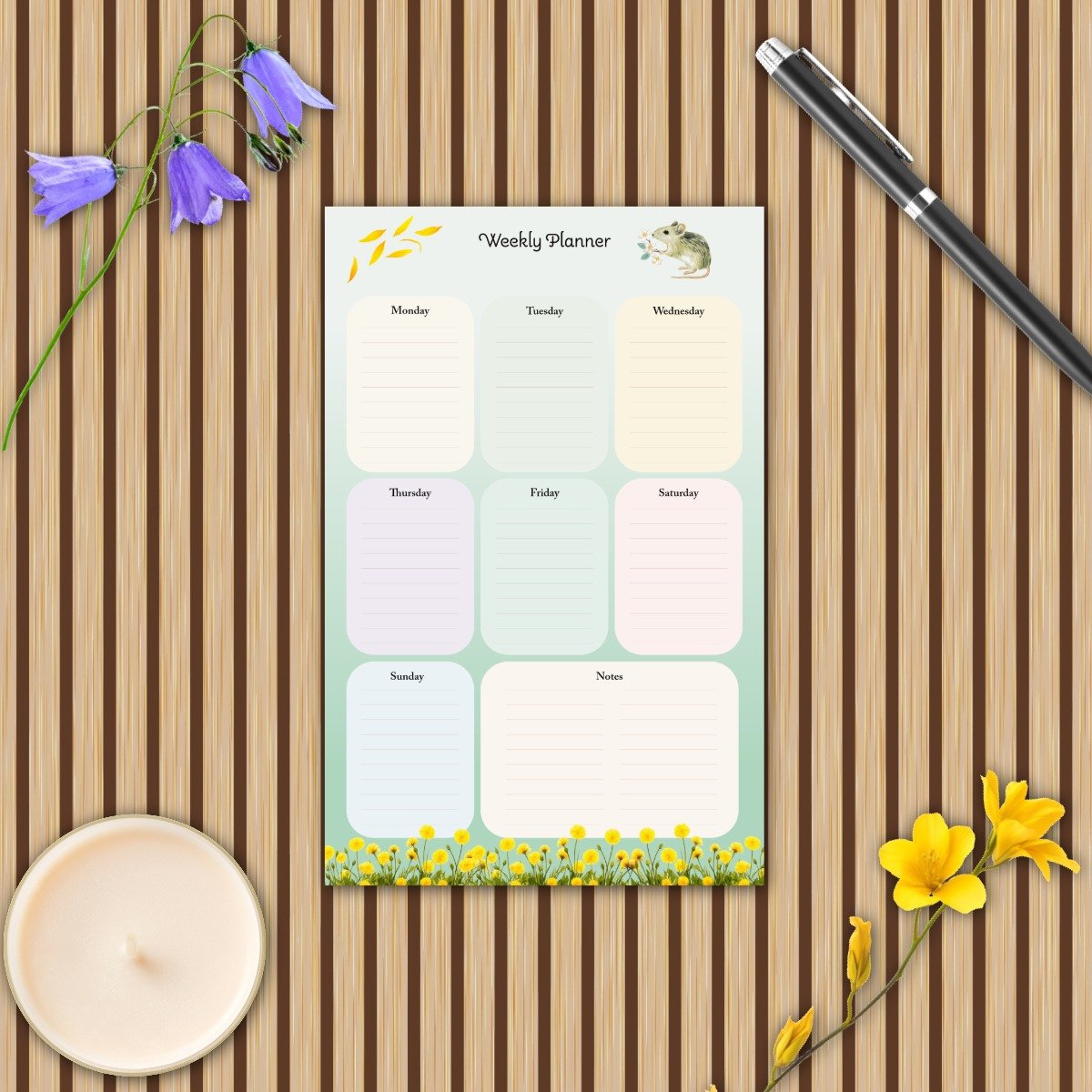 The Sage Meadow Weekly Planner Pack