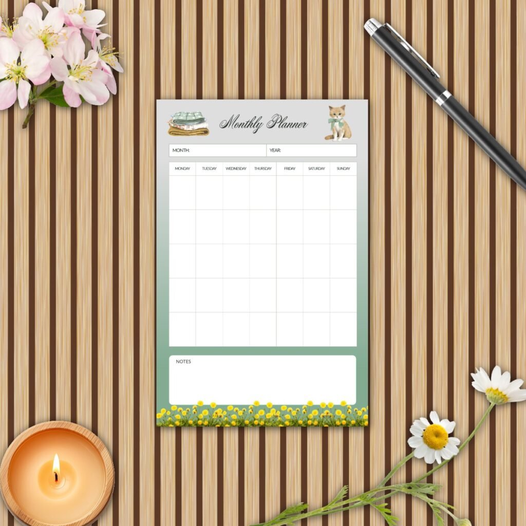 The Sage Meadow Monthly Planner Pack