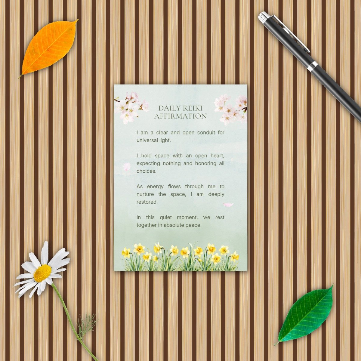 The Daily Foundations Deck: Three-Card Usui Reiki Ritual Set - Image 2