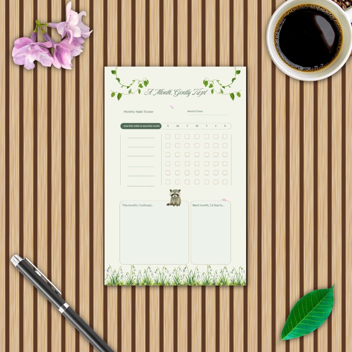 The Sage Meadow Monthly Tracker Pack - Image 8