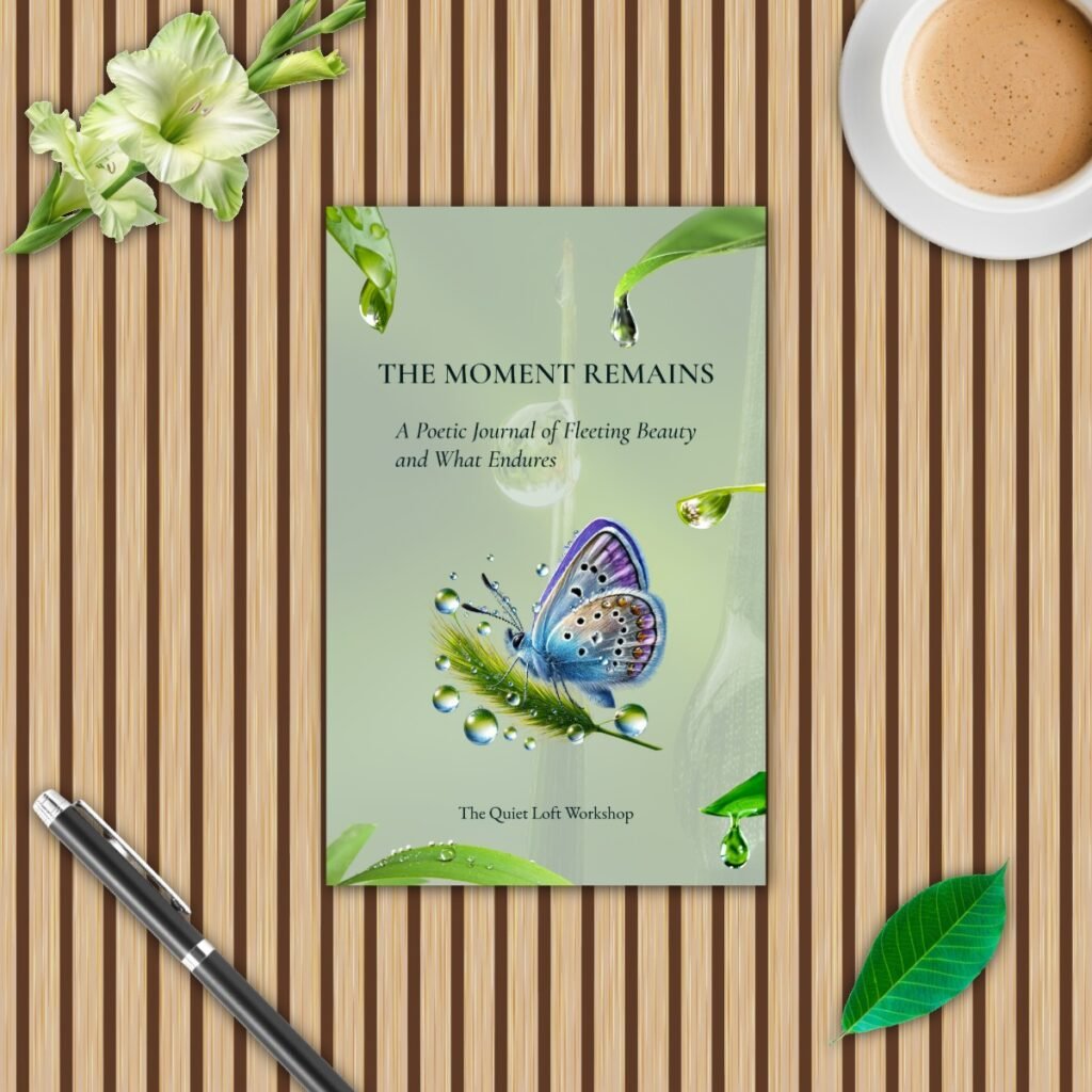 The Moment Remains – Printable Tagore Poetry & Reflection Junk Journal